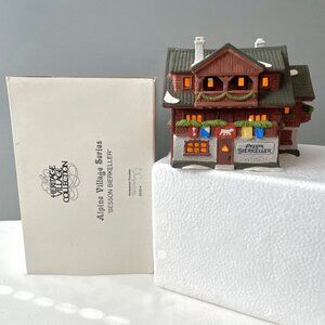 Department 56 Besson Bierkeller Alpine Village 56.65405 1986 Lighted Ski House